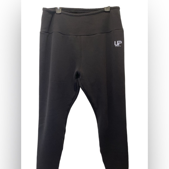 Ulla Popken Faux Fur Lined  Stretch Black leggings  Pants size 20/22 - Picture 3 of 6